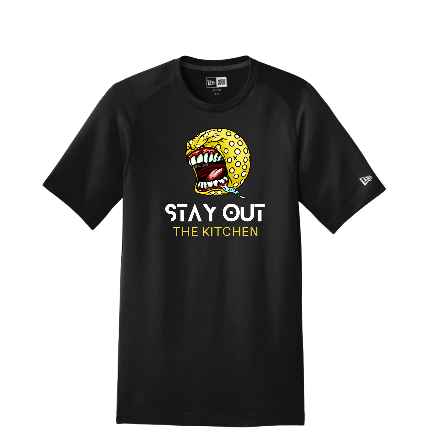 “Stay Out the Kitchen” New Era®️Branded Premium Soft T-Shirt