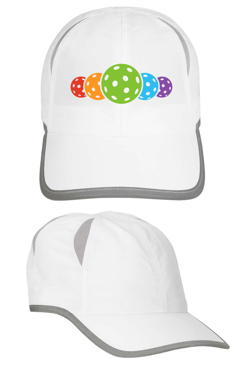 Multi-Colored Pickleball Hat