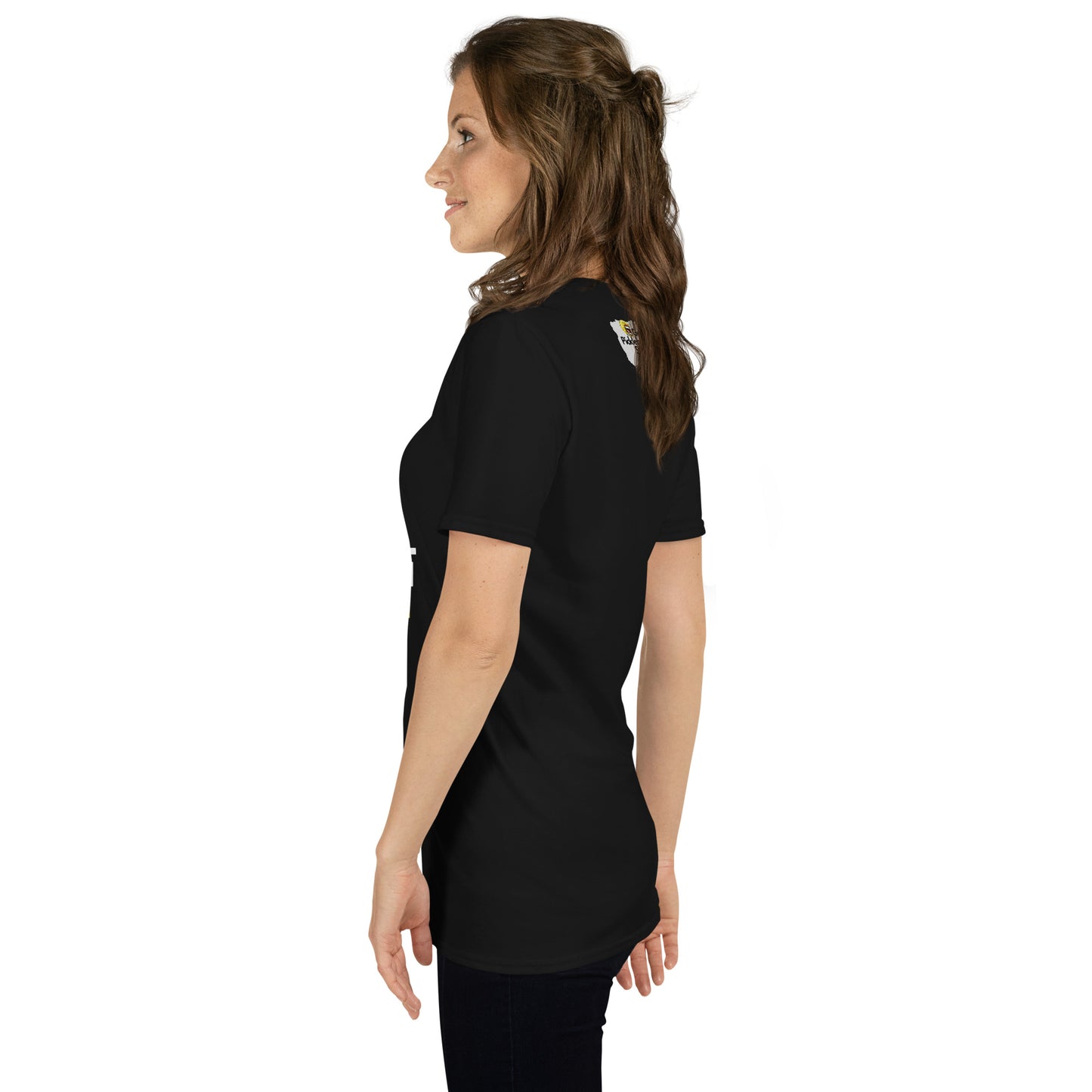 Stay Out the Kitchen| Black/Navy/Dark Heather Soft T-Shirt +logo on back