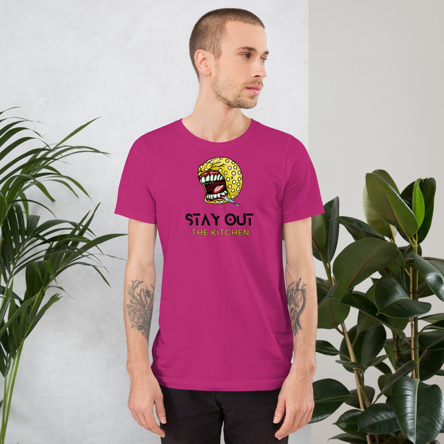 Stay Out The Kitchen - Colorful Pickleball Soft Shirt + Back Label