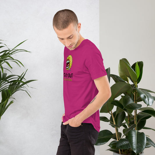 Stay Out The Kitchen - Colorful Pickleball Soft Shirt + Back Label