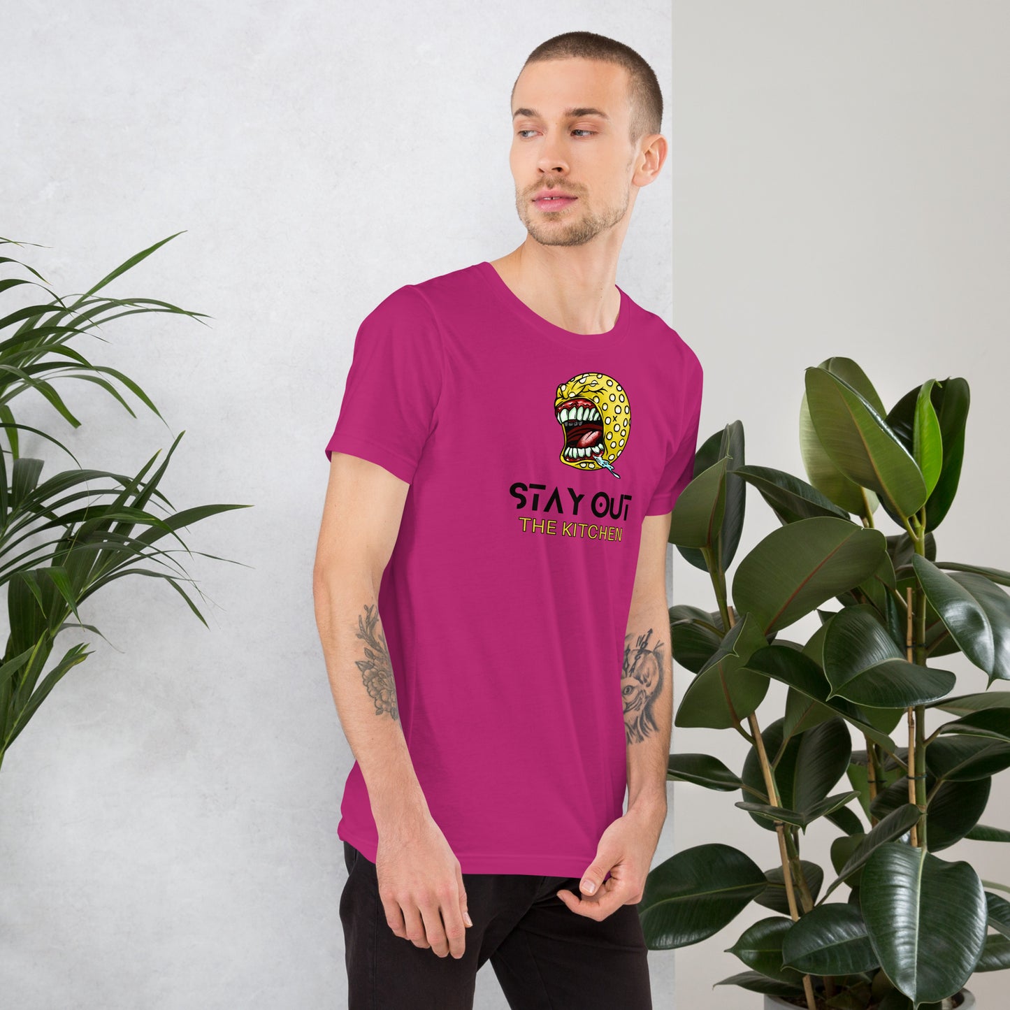 Stay Out The Kitchen - Colorful Pickleball Soft Shirt + Back Label