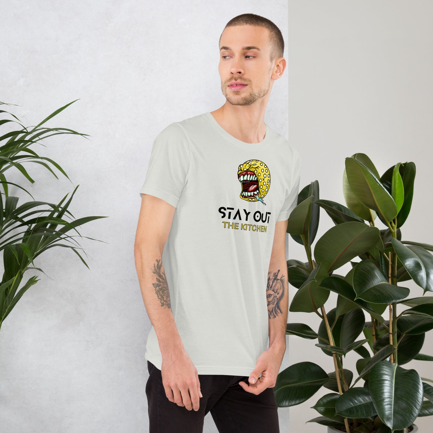 Stay Out The Kitchen - Colorful Pickleball Soft Shirt + Back Label