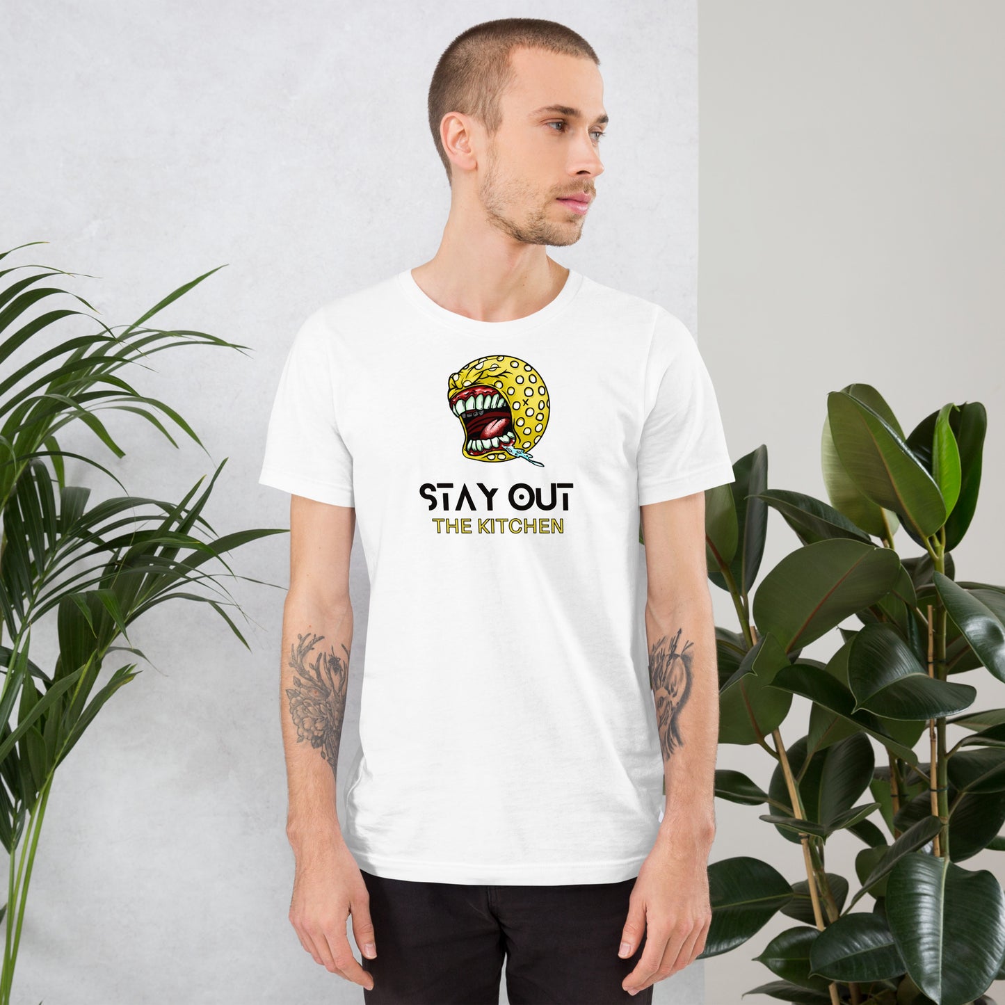 Stay Out The Kitchen - Colorful Pickleball Soft Shirt + Back Label