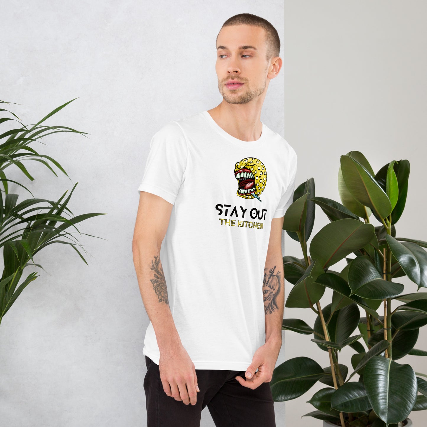 Stay Out The Kitchen - Colorful Pickleball Soft Shirt + Back Label