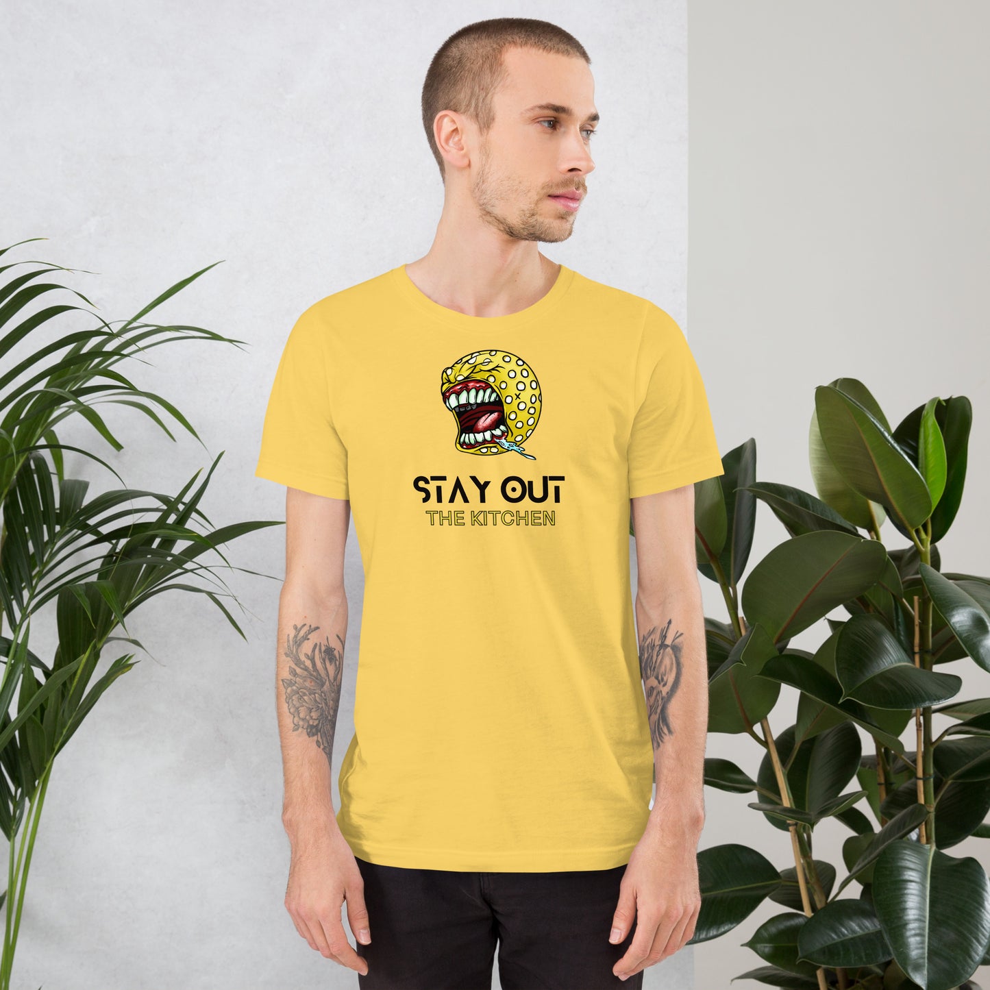 Stay Out The Kitchen - Colorful Pickleball Soft Shirt + Back Label