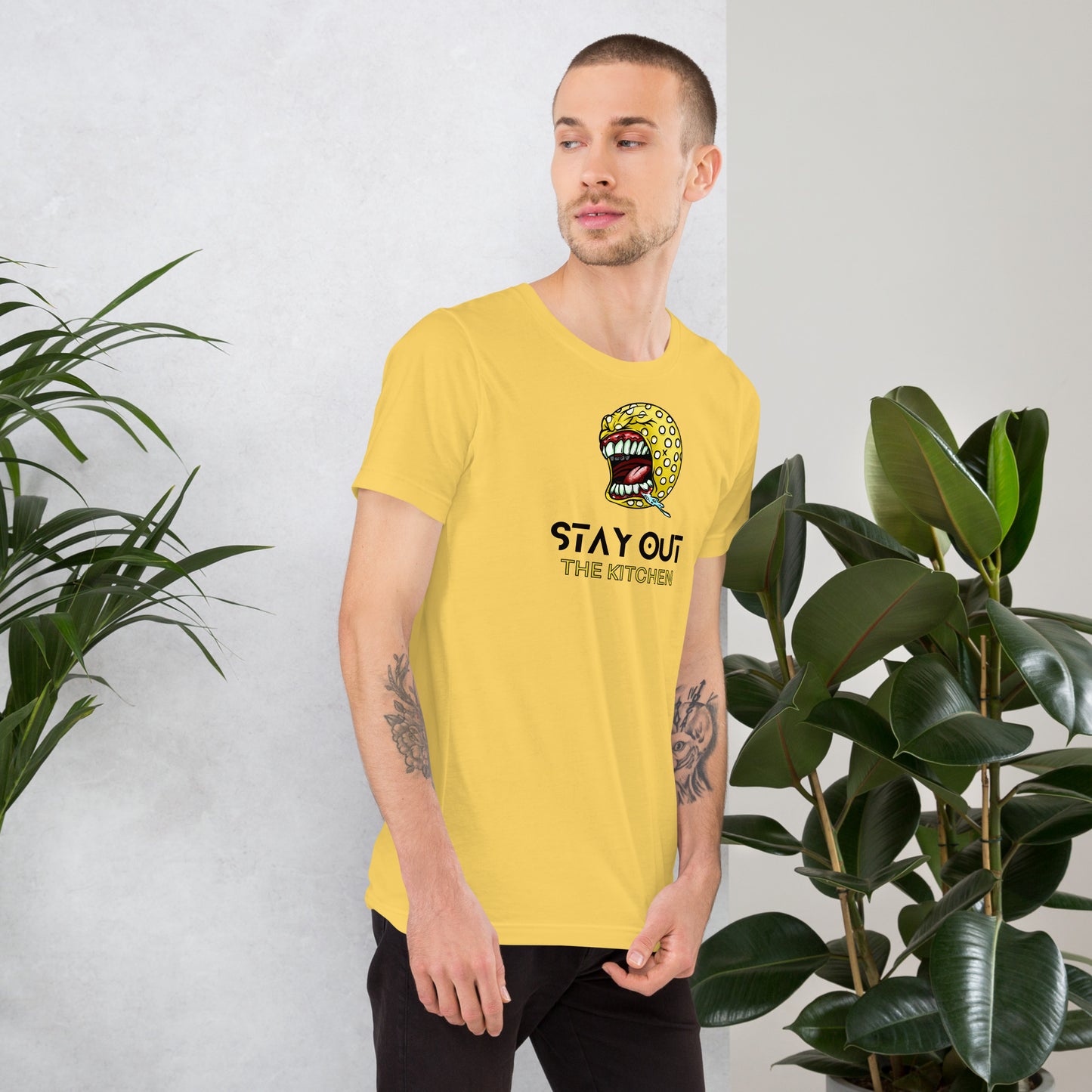 Stay Out The Kitchen - Colorful Pickleball Soft Shirt + Back Label